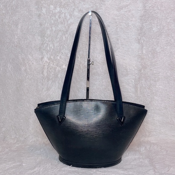 Louis Vuitton Vintage Black Epi Leather Saint Jacques Long Strap PM Tote Bag - Picture 5 of 16